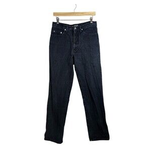 Vintage Guess Mens Black Straight Denim Jeans 90s Size 32x32 Cotton Made In USA